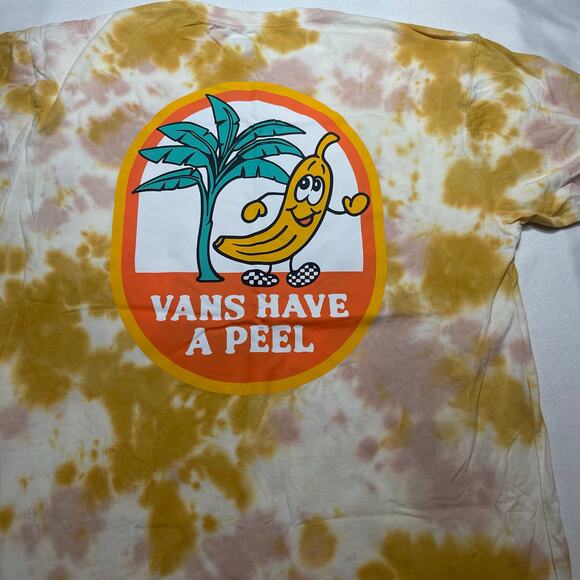 Vans Tie Dye T shirt size Large Mens 2 sided print - Picture 4 of 7